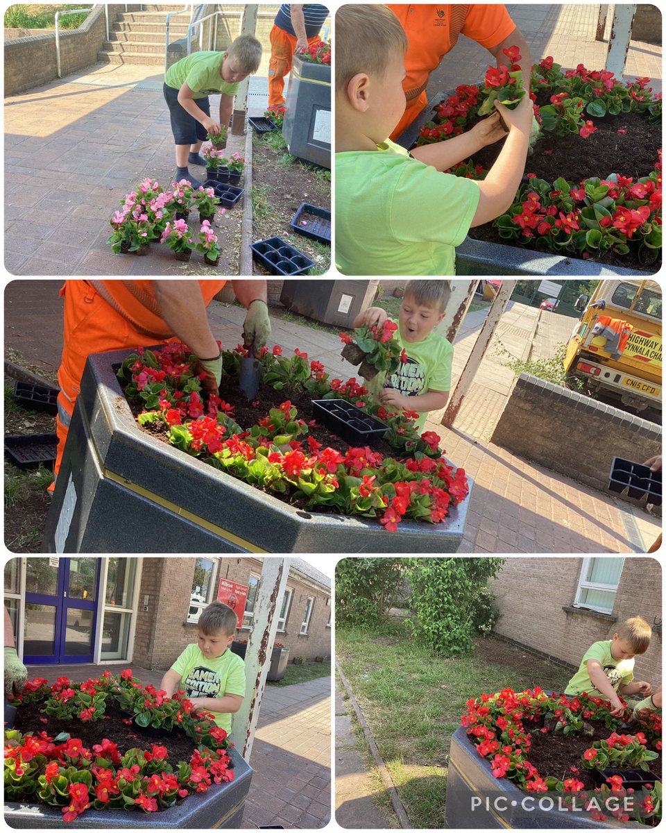 Great outdoor learning this morning planting our new flowers  in the sunshine 🌸☀️ 
#bethebestyou 

@millbrookprimary @MBHeadteacher @MBDeputyHead