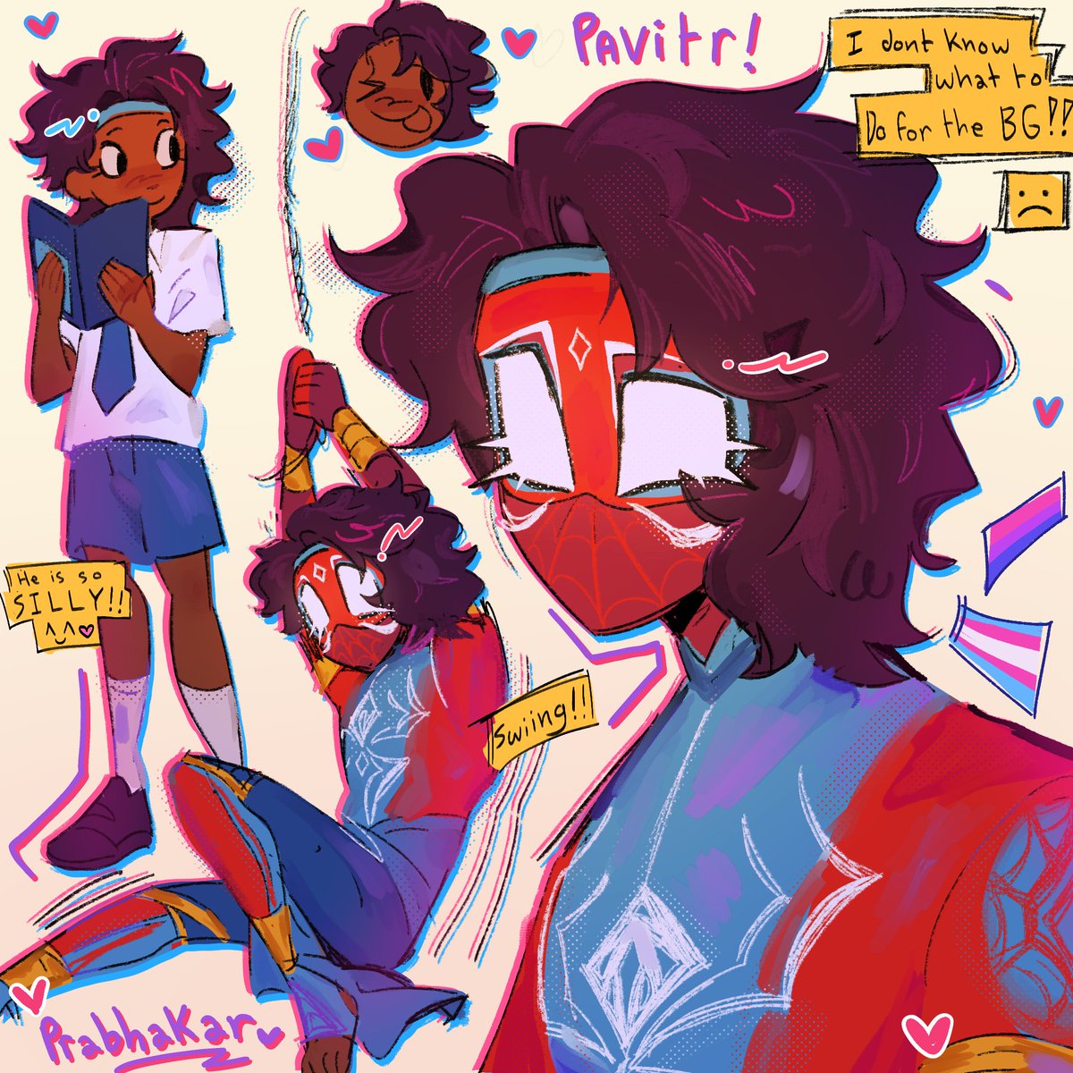 someone needs to physically take this guy away from me he os all ive drawn for the past 3 days #SpiderVerse #PavitrPrabhakar