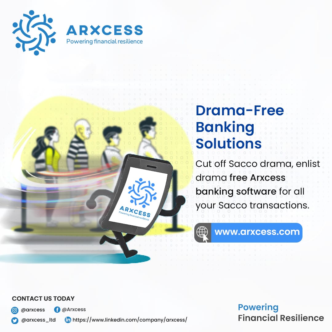 arxcess_ltd's tweet image. Ensuring every member&apos;s needs are met within your Sacco doesn&apos;t have to be a complex and exhausting process. Maintain harmony effortlessly with Arxcess Banking software. #ArxcessSoftware #SaccoSolutions