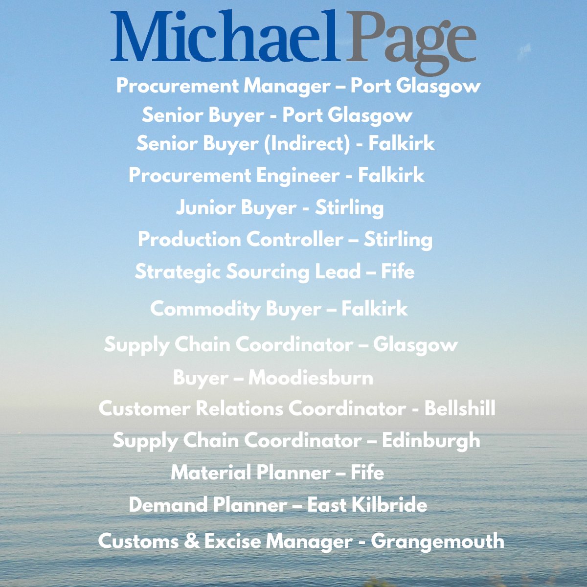 ⭐ Are you looking for a new opportunity?⭐
We have a variety of exciting vacancies across the Central Belt
Send your updated CV to supplychainscotland@michaelpage.com
#MPsupplychainscotland #vacancies #hiring #hiringtoptalent #procurementjobs #supplychainjobs #cv