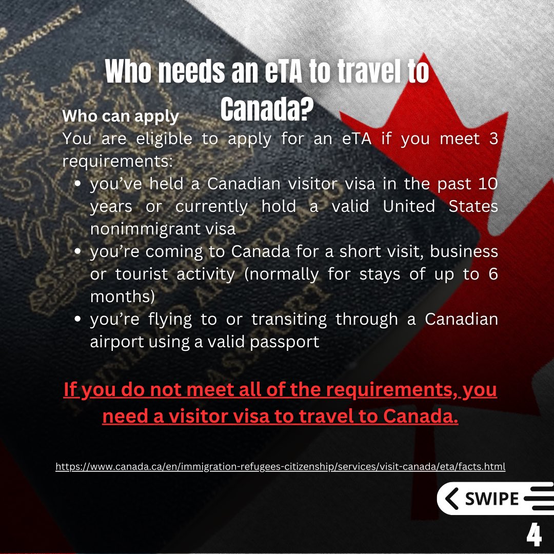 Which T&T traveller is eligible for eTA to Canada? #visafree #TrinidadandTobago #Canada