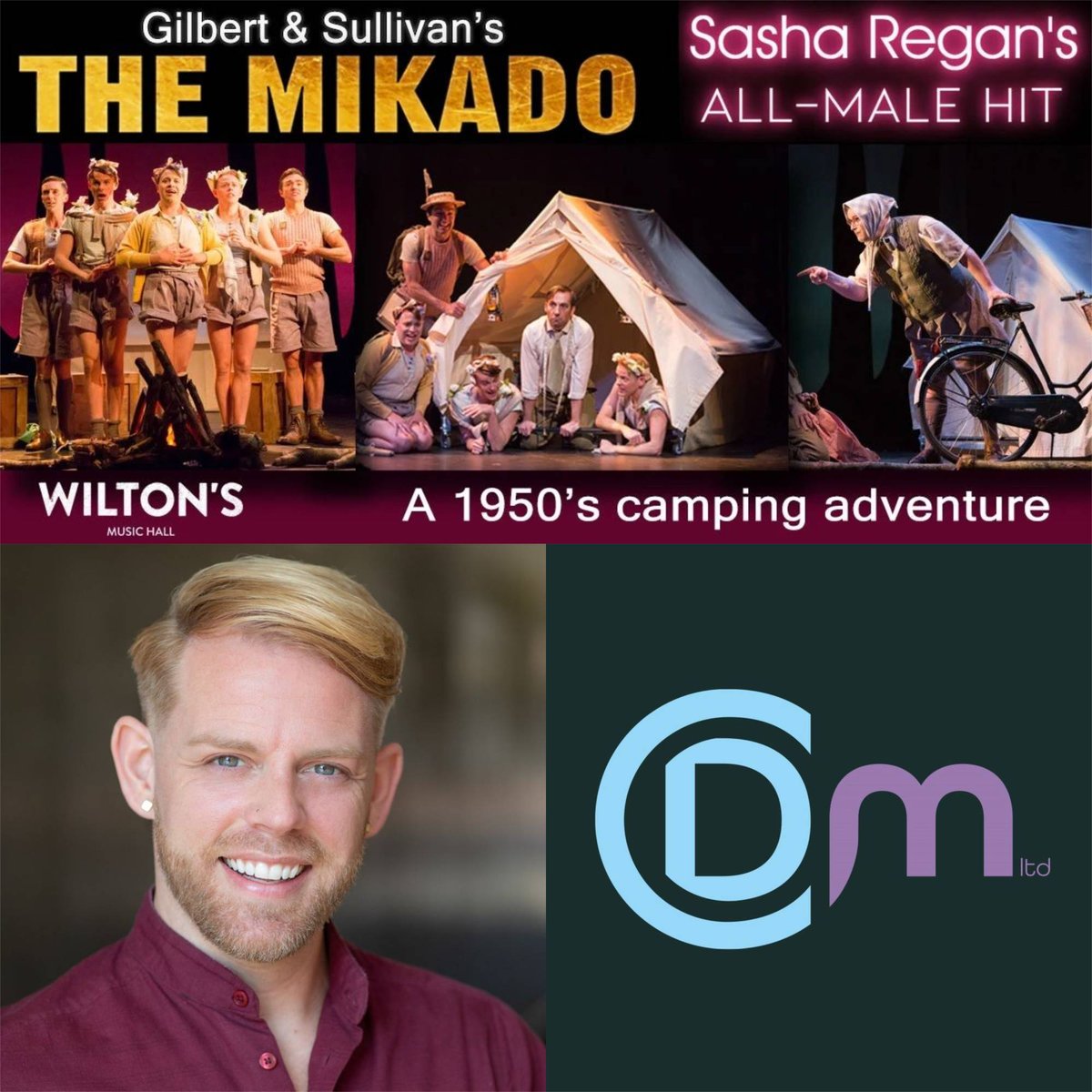 Break a leg to client RICHARD RUSSELL EDWARDS (<a href="/RichardREdward/">RichRussEds</a>) who opens today as Hebe Flo/cover Kitty Shaw in Sasha Regan’s All-Male The Mikado at Wilton's Music Hall, London. The show plays  until 1 July before touring to Bath, Winchester, Truro &amp; Cambridge. <a href="/WiltonMusicHall/">Wilton's Music Hall</a>