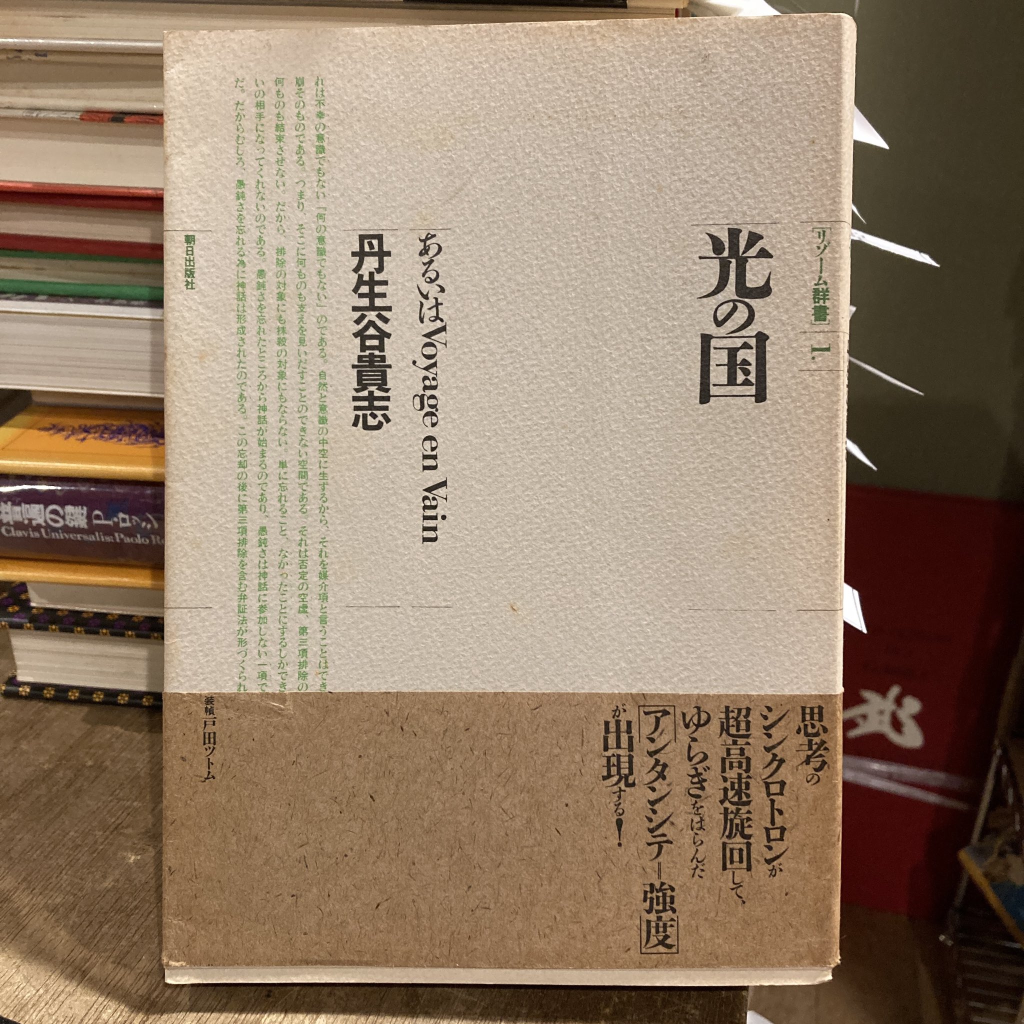 光の国―あるいはvoyage en vain (1984年) (リゾーム群書〈1