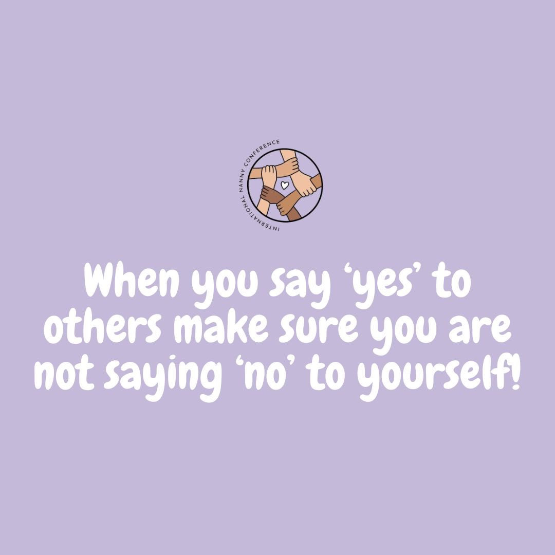 One to ALWAYS remember! Double tap if you’re with us!

#nannycon #nannycon2024 #childcare #selfempowerment #selfempowermentquotes #selflove #takeyourpowerback #ownyourno #sayingnoisokay #sayingnoishealthy