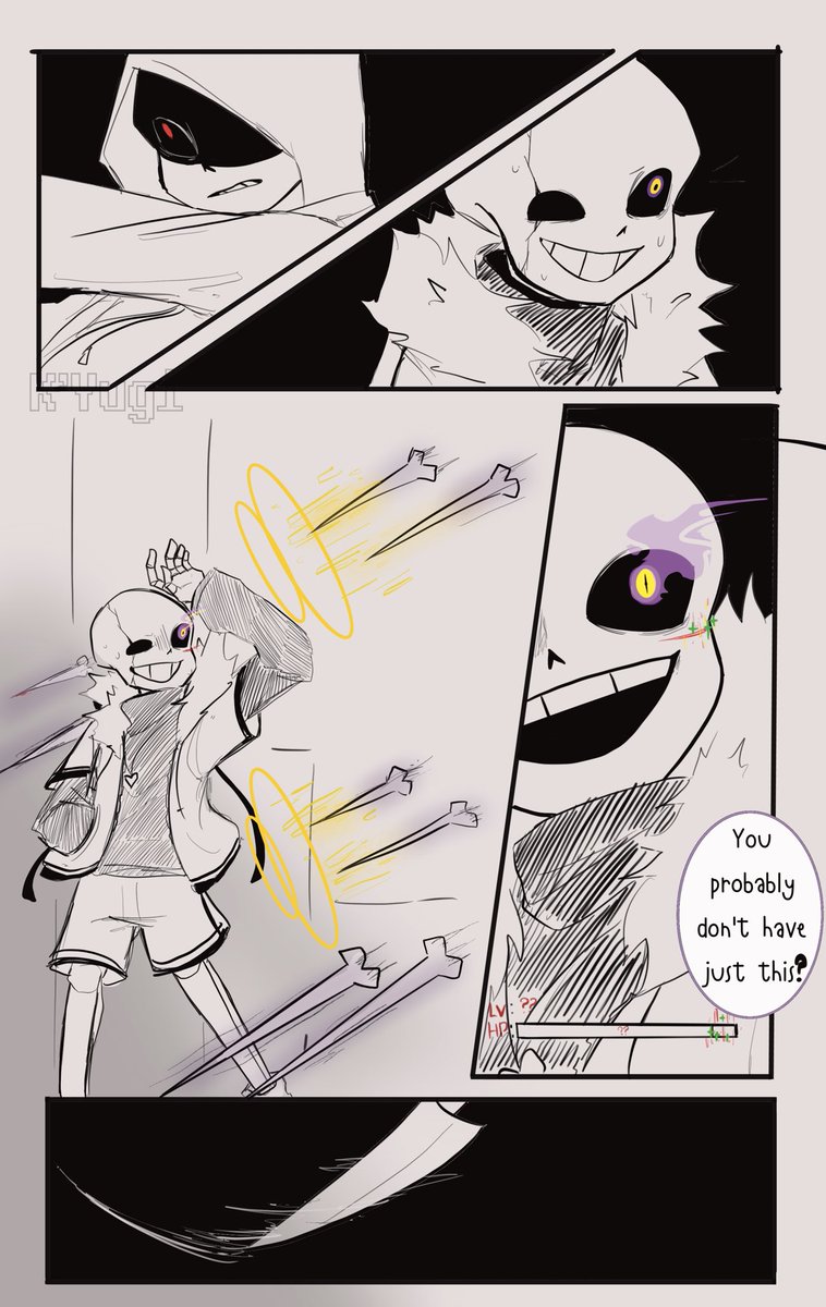 violetreddy's tweet photo. Turn meet bad guys❤️

#undertaleAU #undertaleAU好きさんと繋がりたい #DustSans #Horrorsans #Killersans #Turnsans #Backwardtale https://t.co/EwYeOxv6Bg