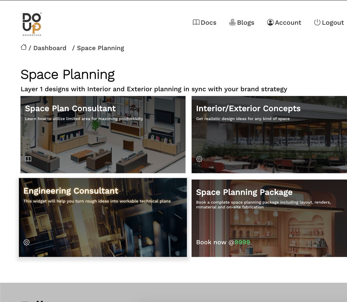 DoUpDesignTech's tweet image. With each category you get tailored responses, helping you get started with work, right away! Sign-up and more information for early users and testers @ doup.in 🌐🚀💡