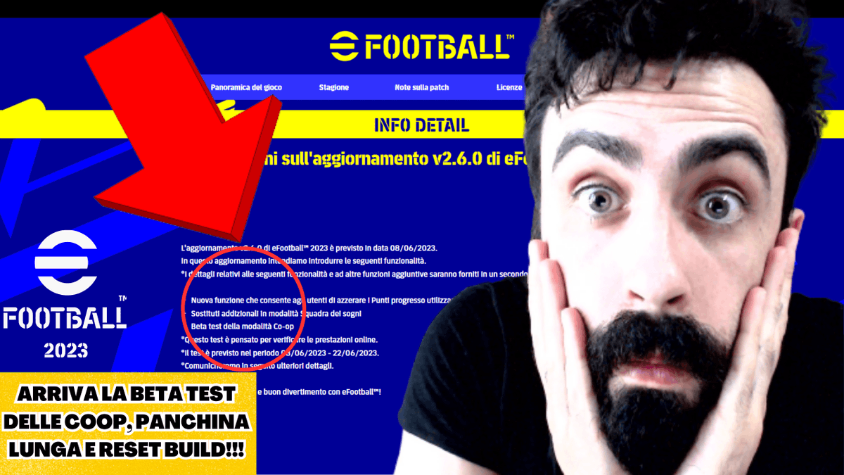 AlonsoGrayfox's tweet photo. https://t.co/vkSkJnOMqm
EFOOTBALL 2023 - COOP BETA TEST PANCHINA LUNGA E RESET BUILD - AGGIORNAMENTO 2.6.0 Vi dico la mia.
#eFootball #improvefootball #update
Like, follow and retweet to substain ❤️
@play_eFootball
@we_konami
#coop #panchinalunga #streamer #kick #build https://t.co/Crd0fplnow