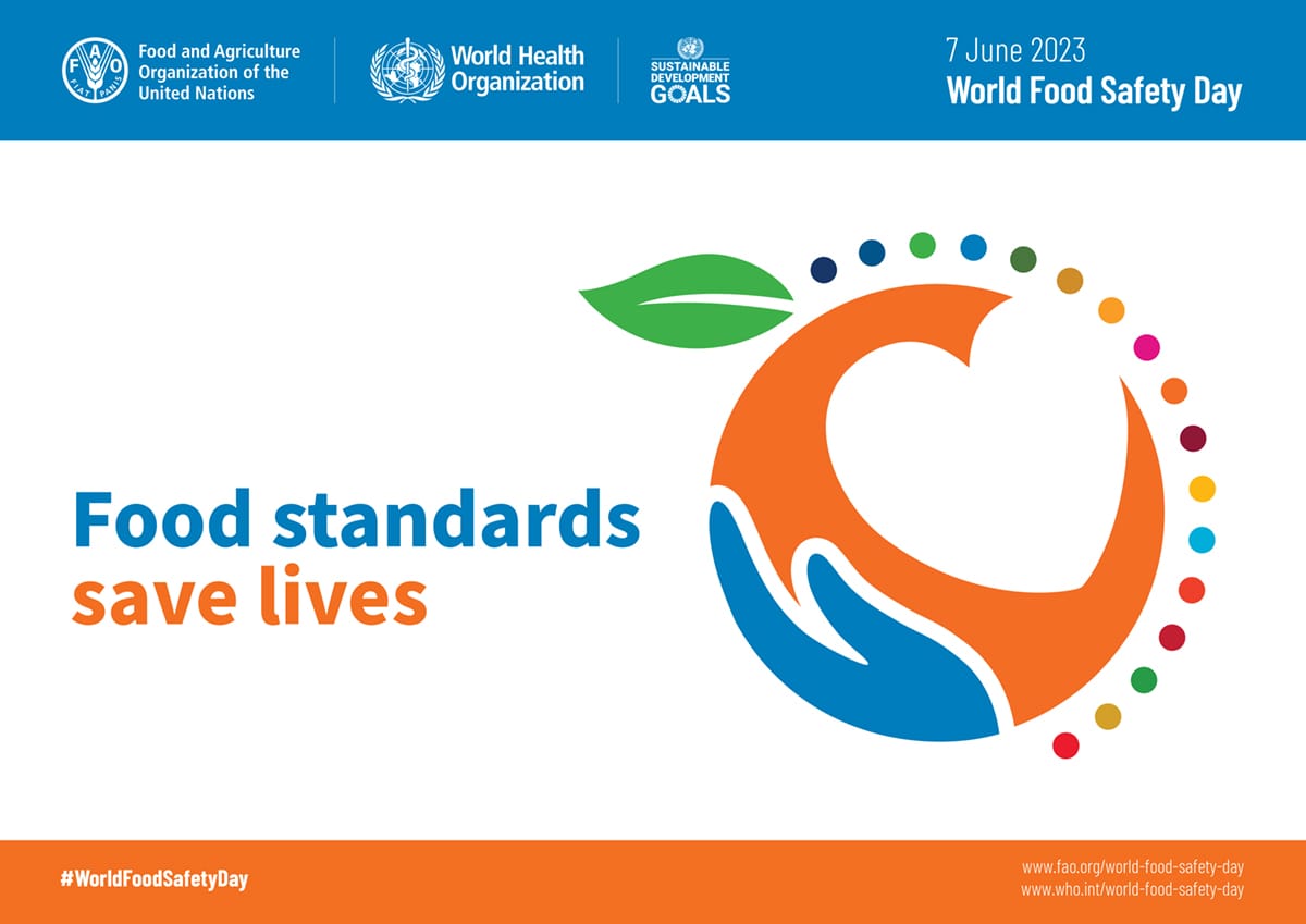 UOKGCSA's tweet photo. Eating safe and nutritious food boosts the immune system. On #WorldFoodSafetyDay, let's spread awareness on ways to prevent illness through food safety, importance of safe food practices and how food safety can reduce food waste. #GCSAYN https://t.co/xkJ6k2ZrvR