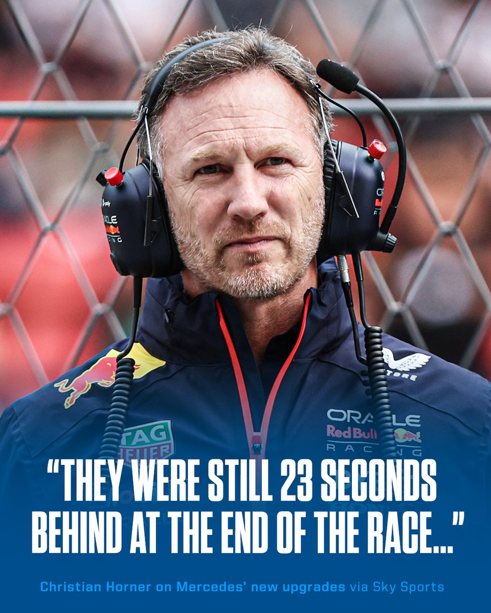 Christian Horner on Mercedes' new upgrades 😅