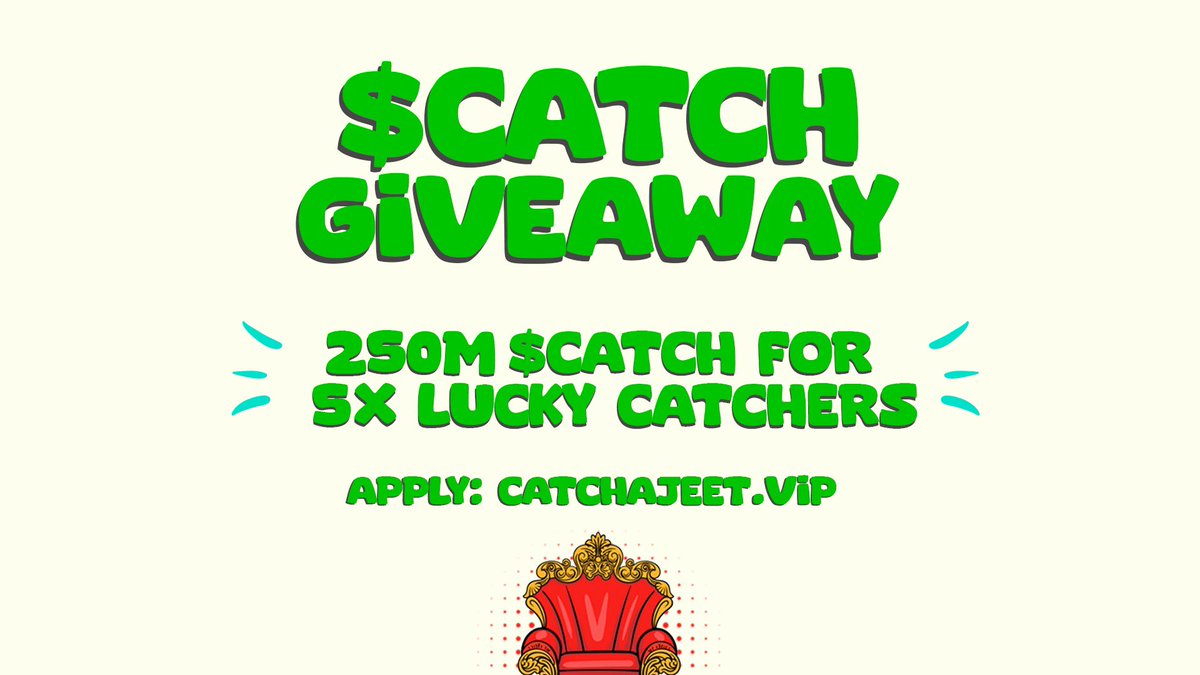 CatchAJeet's tweet image. Giveaway for $CATCH? Can you take it? 🚀

Nothing is more easy than this. 🧳

5x lucky #catchers | 50m $CATCH each 🍀

Apply on: catchajeet.vip