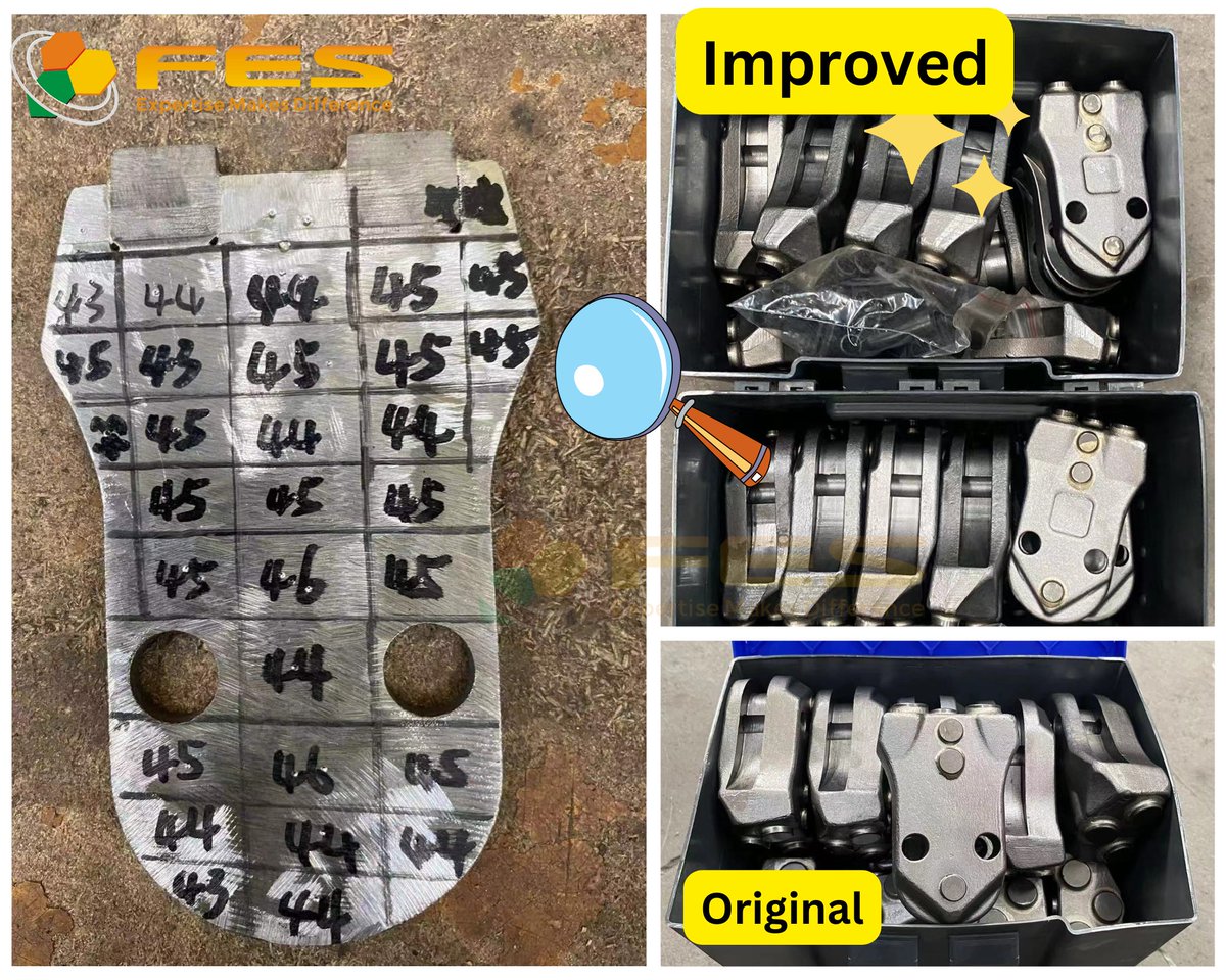 Presenting our improved WS39! Each part of them showcases an impressive 43-46 HRC rating, ensuring exceptional durability and performance.

Contact us #info@ougangroup.com now to get your new WS39!

#drillteeth #ws39 #superiorstrength #constructionsite #wearbits #deepfoundation