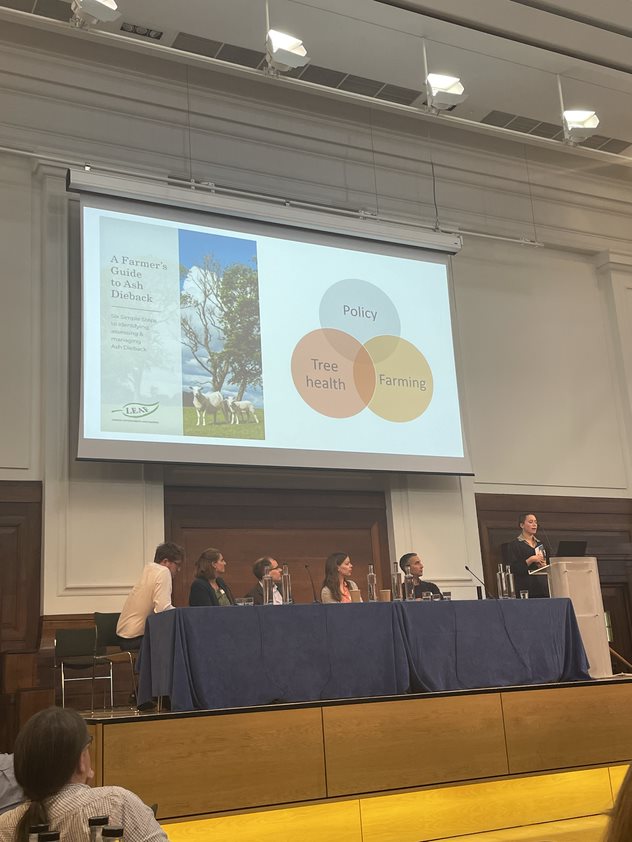 LEAF_Farming's tweet photo. We were delighted to be part of the Plant Health Research & Development Forum in London yesterday, sharing the co-design story of our Farmer's Guide to Ash Dieback #SaveFarmTrees #Action4ADB ๐ณ๐
Take a look at our guide here! https://t.co/ggBqDvQABv https://t.co/WBbnEtJC5D