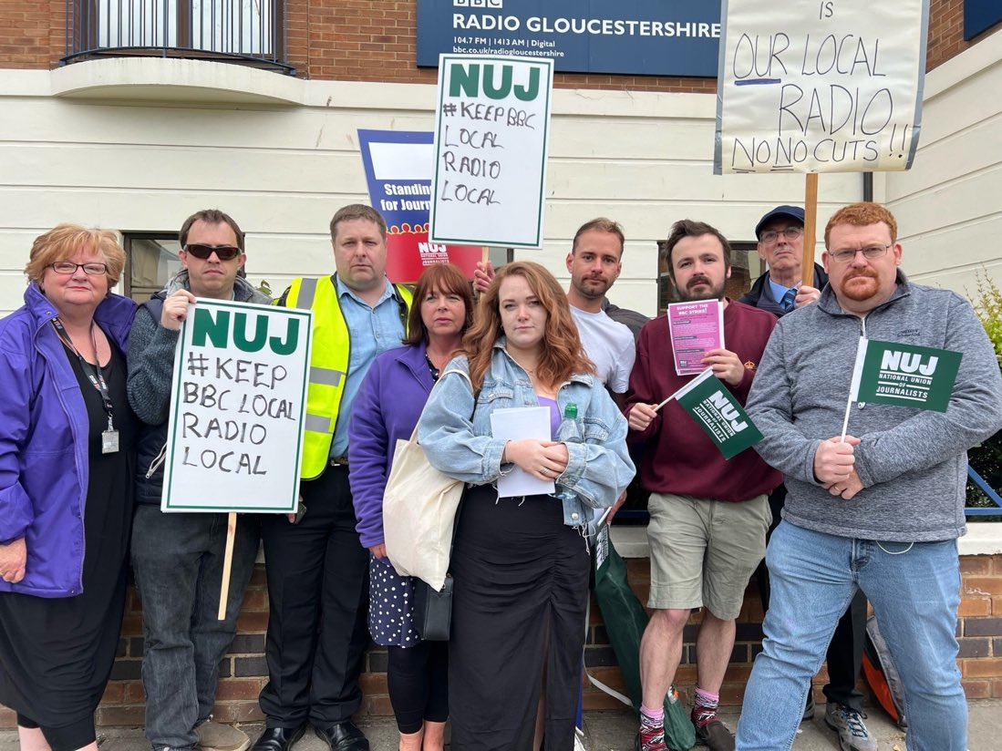 I’m joining colleagues @bbcglos in 48 hours of @nujofficial industrial action. This is not about pay - it’s about cutting back on local programming. The BBC plans to invest more in local digital content and says the plans “will provide a better service”
#KeepBBCLocalRadioLocal