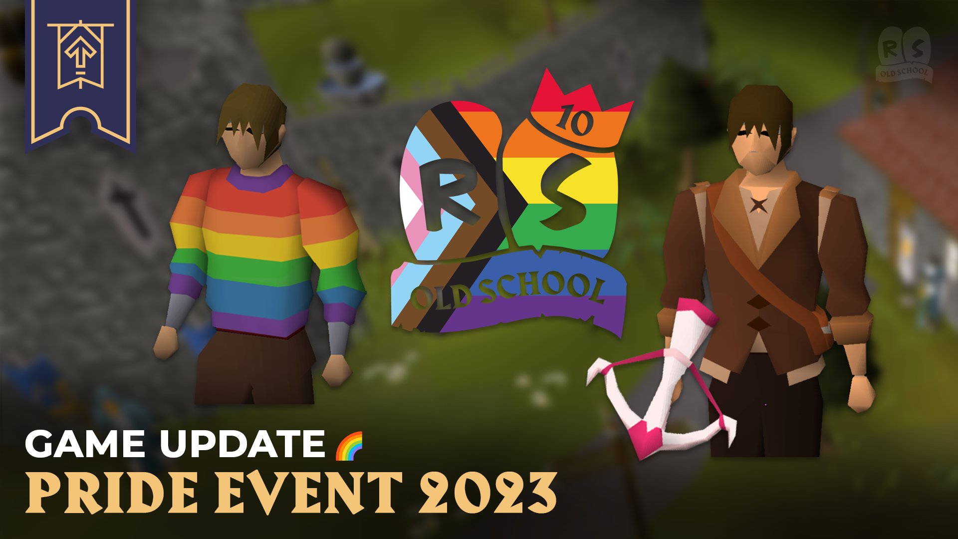 Old School RuneScape on X: ⚙️ GAME UPDATE ⚙️ 🏳️‍🌈 Pride Event 2023!!!  🏳️‍🌈 💘 Help some local hopeless romantics in a new quest line! 🌈 Style  yourself with pride using brand-new