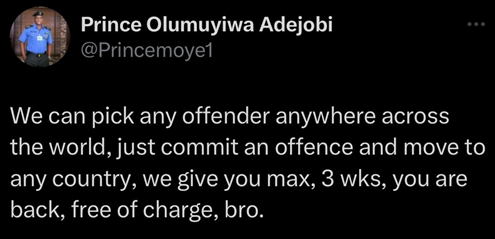 In Nigeria No arrest for
1: MC Oluomo threat to Igbos
2: The guy in Frame 2 called for "Killing Igbos"
3: El Rufai against Christianity &amp; Peter Obi 

But Eze Ajao Jailed for speaking out

INJUSTICE😭

🇳🇬
Mr. Peter Obi David Hundeyin BREAKING NEWS Air Peace Islamization 25% in FCT