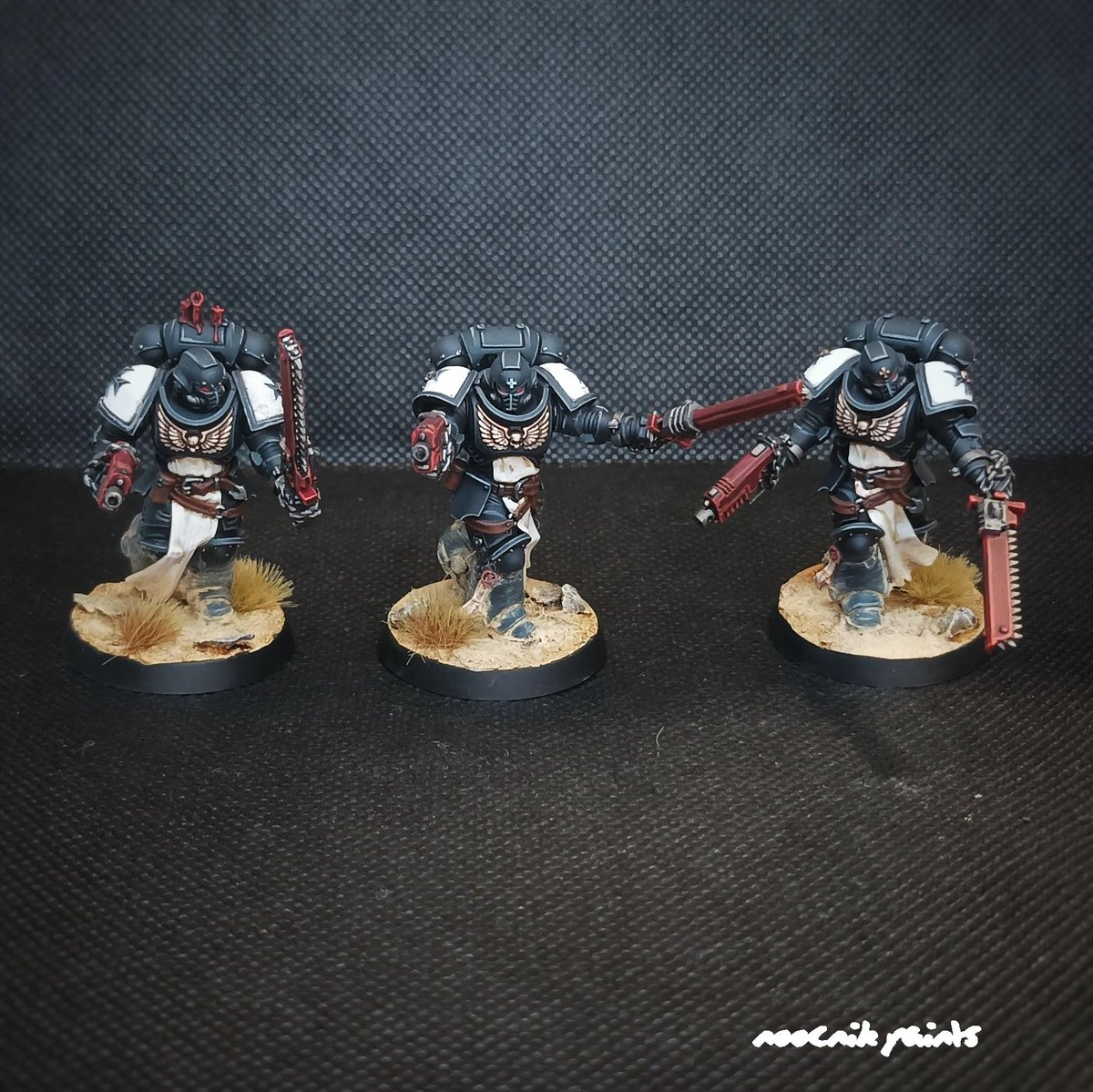 noocnikpaints's tweet photo. Hello, I've added a photo gallery of painted and magnetized Black Templars Primaris Crusader Squad to the site.
If you want more photos, see them here:
https://t.co/LgAxrTyJz9
#warhammer #warhammer40k #minipainting #miniatures #crusadersquad #blacktemplars https://t.co/tPjfUx0bLA