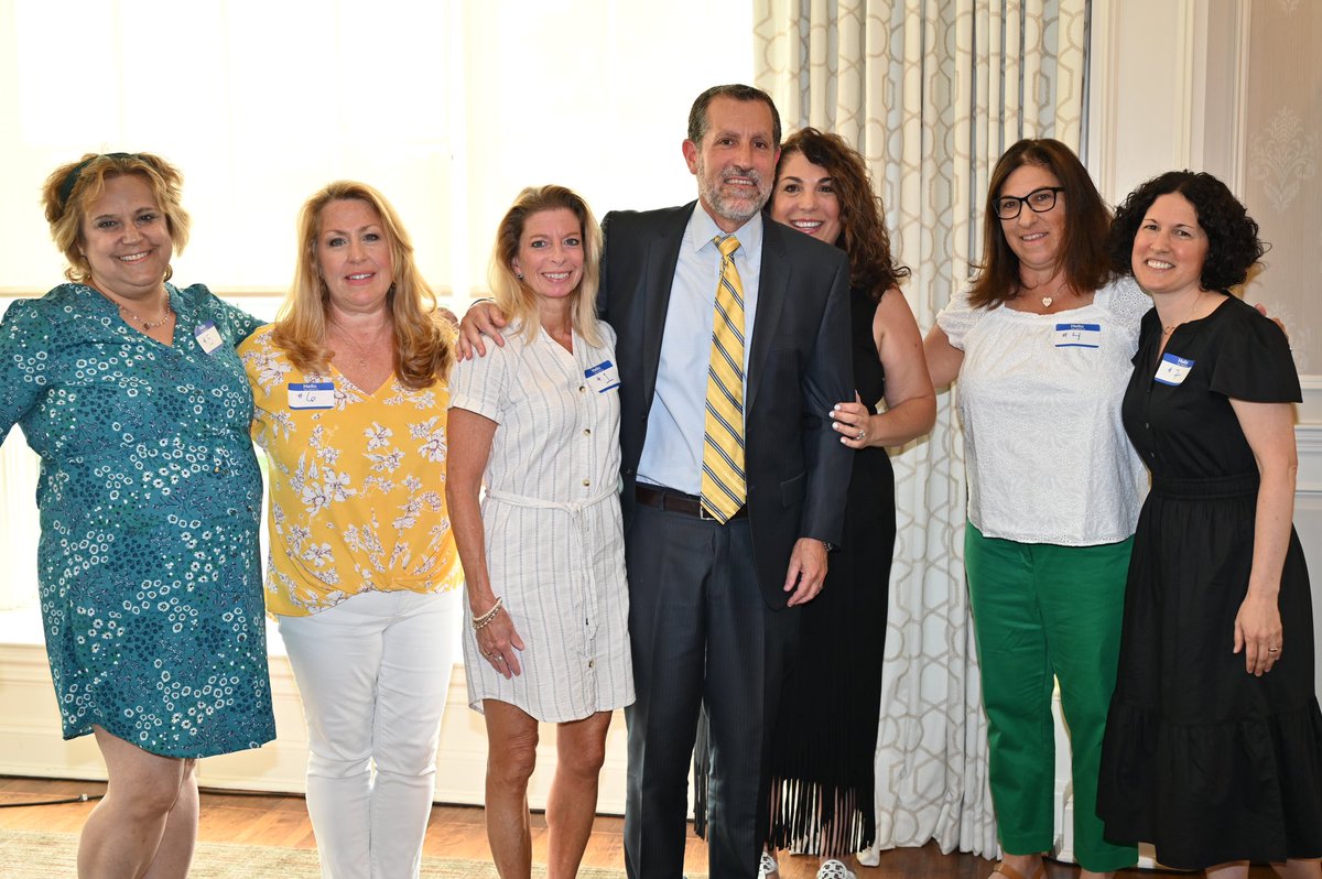 A genuinely special treat to be surprised at yesterday’s luncheon by all seven of the PTA Council presidents with whom I have had the privilege working so closely during my years as Huntington superintendent.  💙 them all! #HuntingtonProud