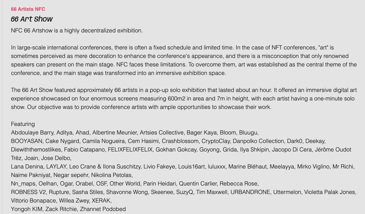 Artsies Collective | (@artsiesco) on Twitter photo We are at <a href="/NFCsummit/">NFC SUMMIT - LISBON - JUNE 4-6 2025</a> 🫶🔥
"A New Way to See Dreams" Exhibition will be showcased at NFC ❤️
👉66 Art Show
🕝 Wed at 1.10pm & Thurs at 12.15pm on MAINSTAGE
✨Details: nonfungibleconference.com/agenda-detail
BIG LOVE EVERYONE ❤️ We are at <a href="/NFCsummit/">NFC SUMMIT - LISBON - JUNE 4-6 2025</a> 🫶🔥
"A New Way to See Dreams" Exhibition will be showcased at NFC ❤️
👉66 Art Show
🕝 Wed at 1.10pm & Thurs at 12.15pm on MAINSTAGE
✨Details: nonfungibleconference.com/agenda-detail
BIG LOVE EVERYONE ❤️
