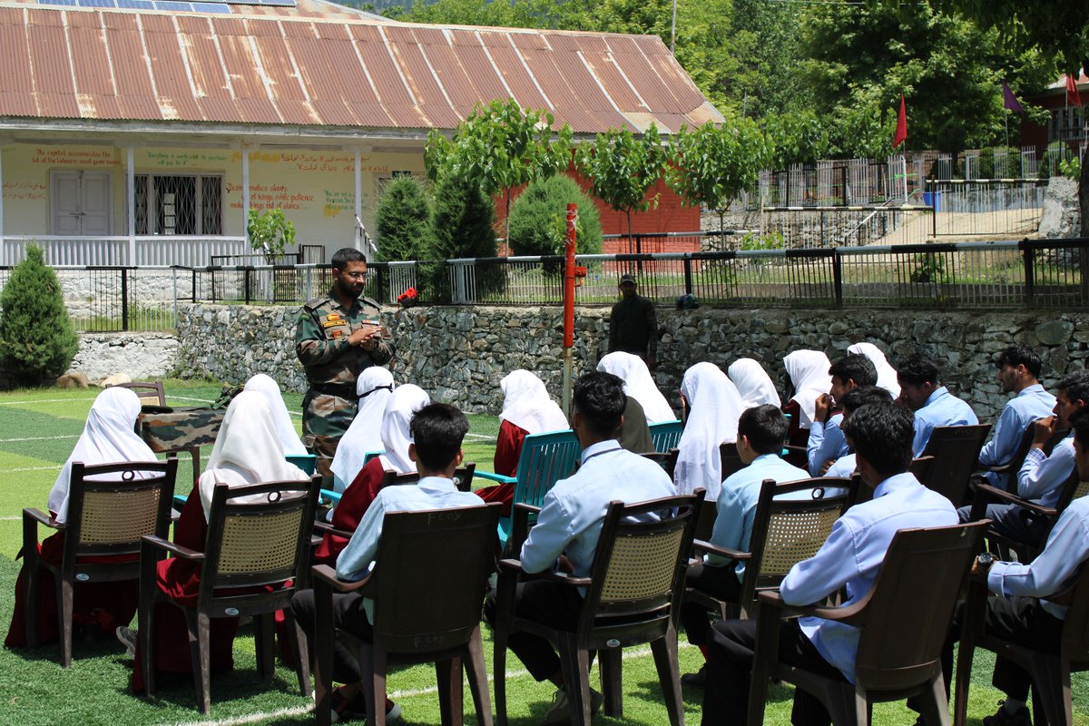 Indian Army conducts Lecture on the Occasion of World Food Safety Day
#WorldFoodSafetyDay                                                                                                                                   #FoodSafetyMatters
#IndianArmy
#Kupwara 
#ProsperousKashmir