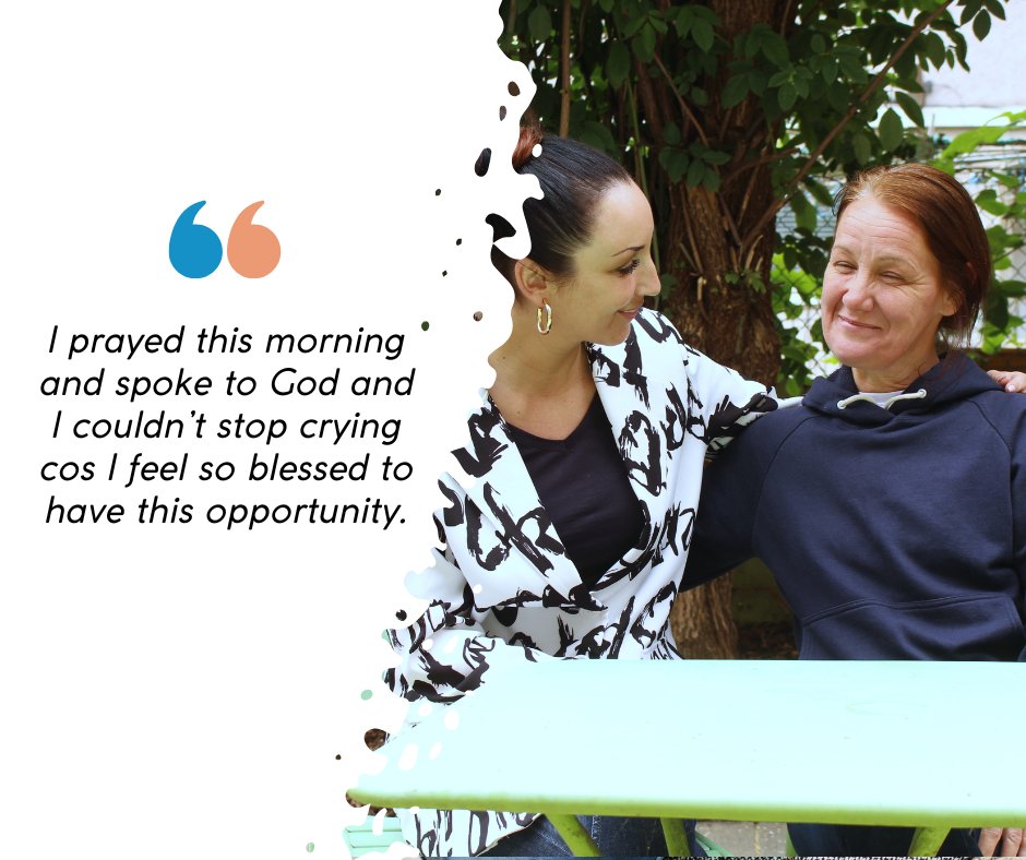 The great advocacy work at GrowTH is still continuing after the shelter has ended! So wondeful to see this lady take such brave steps in moving into Rehab today!