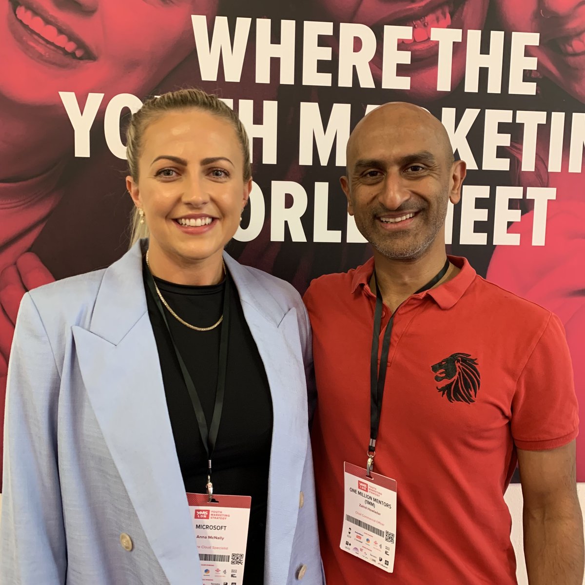 [1MM at <a href="/voxburner/">Voxburner</a> 's #YMSLDN event 😁] 

Zahid (1MM's CCO) and Anna (1MM #mentor ) had a wonderful time speaking this morning at the 'Meet-a-Mentor' event 🤗

Thanks to all that attended! 

We can't wait for more 1MM speeches tomorrow 🌟

#VolunteersWeek #mentoring #volunteer