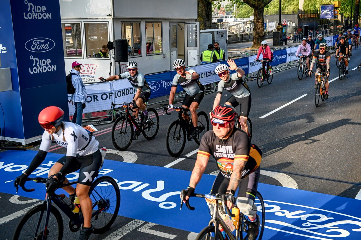 Congratulations to Billy, Max and Kirk, who completed the 100-mile challenge at RideLondon at the end of May. They raised over £1,100 for @include.org! Well done!
 
@include.org supports people with communication needs.  You can still donate here: peoplesfundraising.com/fundraising/wb…