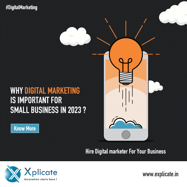 ExplicateTechno's tweet photo. Discover the power of digital marketing for small businesses! 
Learn more about then read our blog:
https://t.co/OwJA6eRTVI
Boost your online visibility, generate leads, and compete with larger companies. 

#DigitalMarketing #SmallBusinesses #SEO #Branding #MarketingStrategy https://t.co/9oXur77UPH
