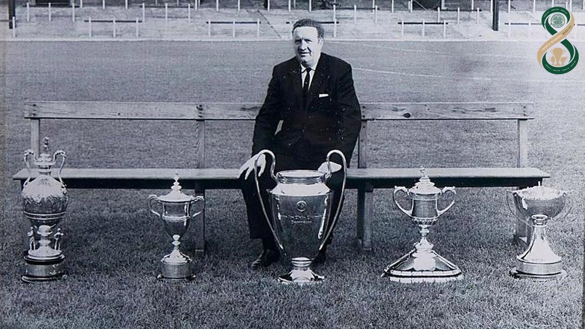 🍀 Celebrating our World Record Eight Domestic Trebles! 🏆🏆🏆

Beginning with the greatest season in #CelticFC History ⭐

Under Jock Stein, The Celts won every competition they entered in the 1966/67 season…