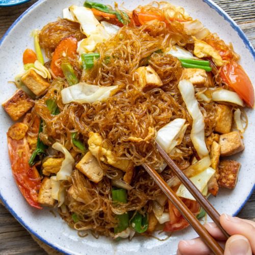 #Vegan Pad Woon Sen 
#Glassnoodles #cabbage #Tofu #JustEgg #tomato #Scallions 
#PadWoonSen #Plantbased #VeganFood 
woonheng.com/vegan-pad-woon… 
@WoonHengKitchen