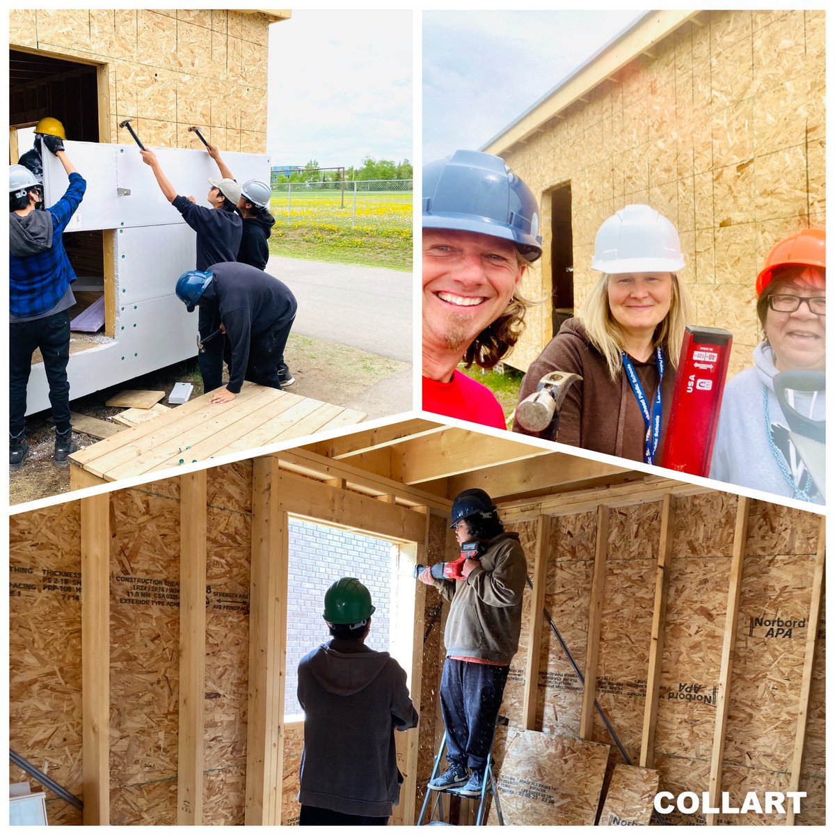 Teamwork, hard work &amp; collaboration <a href="/HammarskjoldP/">LPS_Hammarskjold</a> ! KZ Lodge Indigenous Skills Training Program continues to gain good momentum with the help of <a href="/CMHC_ca/">CMHC</a>  🔨 🔨 🔨 We are truly grateful for the support of all our program partners  <a href="/MatawaFNM/">Matawa ᒪᑕᐧᐊ</a> <a href="/TheOFIFC/">OFIFC</a>  #housing
