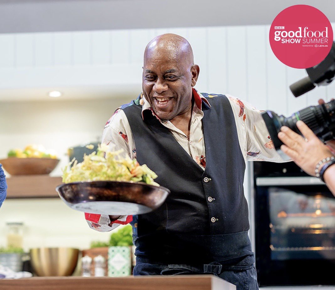 Ainsley Harriott (@ainsleyfoods) on Twitter photo Not long now until the <a href="/BBCGoodFoodShow/">BBC Good Food Show</a> Summer! I’ll be cooking live in the Big Kitchen on Sunday 18th June and I’ve got some tasty dishes for you 😁. Looking forward to seeing you all. xx
bbcgoodfoodshow.com/summer/whats-o… Not long now until the <a href="/BBCGoodFoodShow/">BBC Good Food Show</a> Summer! I’ll be cooking live in the Big Kitchen on Sunday 18th June and I’ve got some tasty dishes for you 😁. Looking forward to seeing you all. xx
bbcgoodfoodshow.com/summer/whats-o…