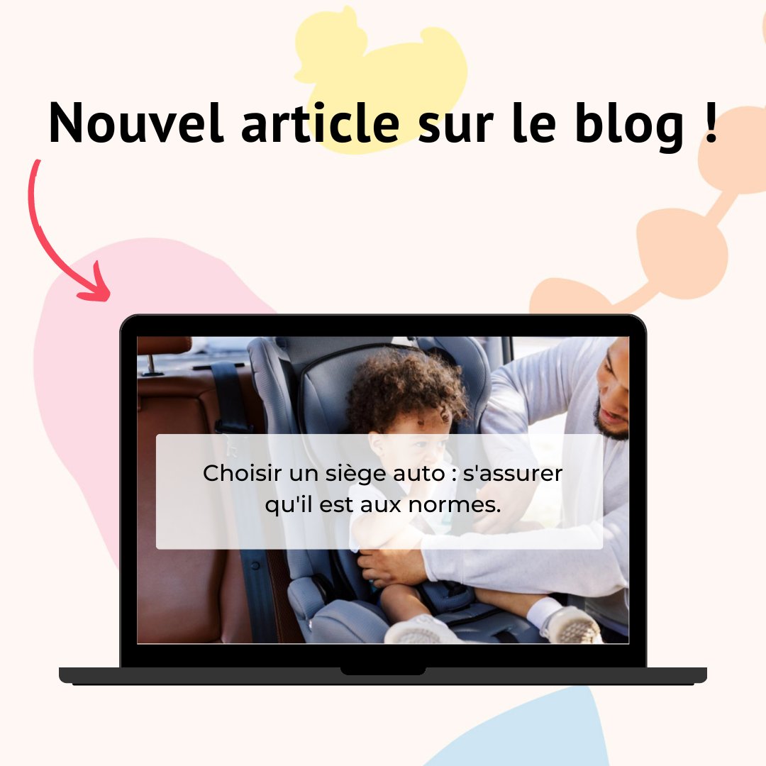 consobaby's tweet photo. 📢 Notre nouvel article de blog est en ligne !
S'il est un équipement de puériculture sur lequel on doit vraiment se renseigner, c'est bien le siège auto 🤩

Pour lire la suite de cet article rendez-vous sur site 👇
https://t.co/SXk9MmLfVr https://t.co/mxhpwY5Qv8