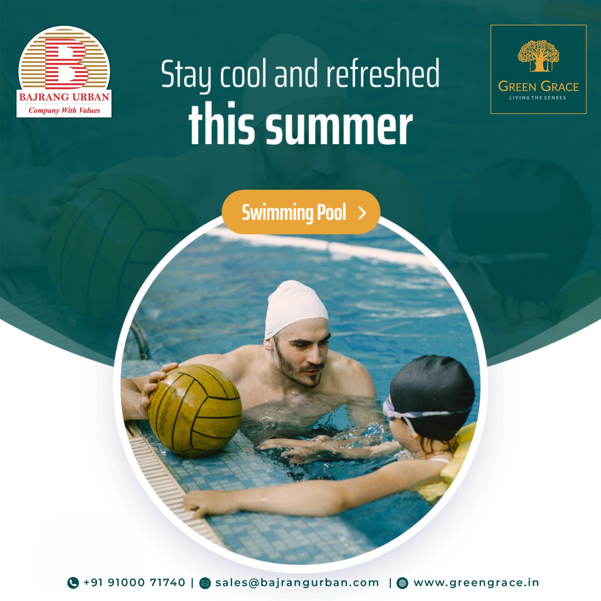 GreenGraceProj's tweet image. Dive into summer at Green Grace with our sparkling pool; We&apos;ve got everything you need to beat the heat and stay cool all season long.

To know more, click bit.ly/3ASZI6s

#DiveIntoSummer #GreenGrace #SparklingPool #BeatTheHeat #StayCool  #greengrace #guntur