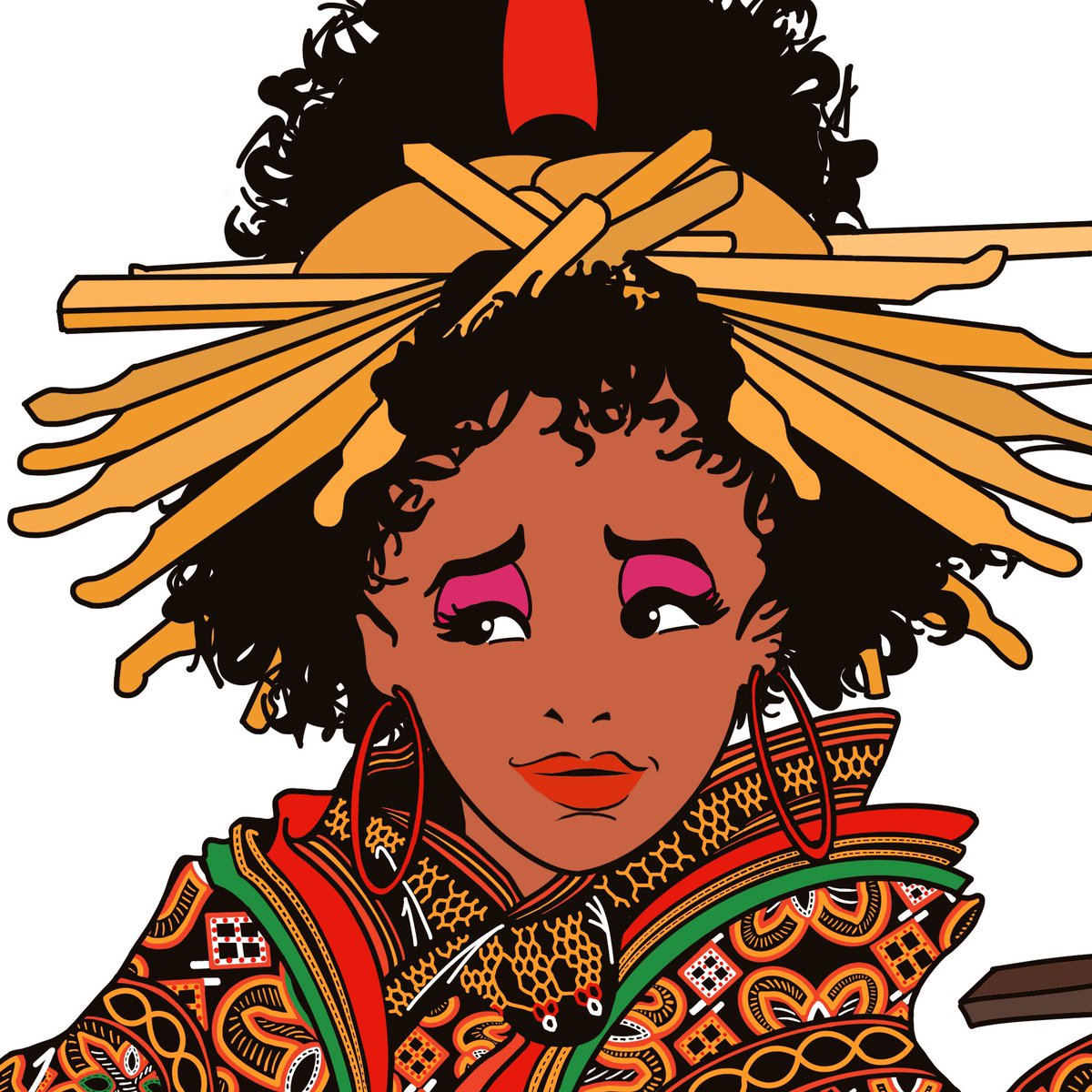 INDI_CREATIVES's tweet photo. traditionalBeauty
#イラストレーション #伝統文化　#和美人 #カメルーン　@INDI_TOKYO https://t.co/DiCTkO0PRo
