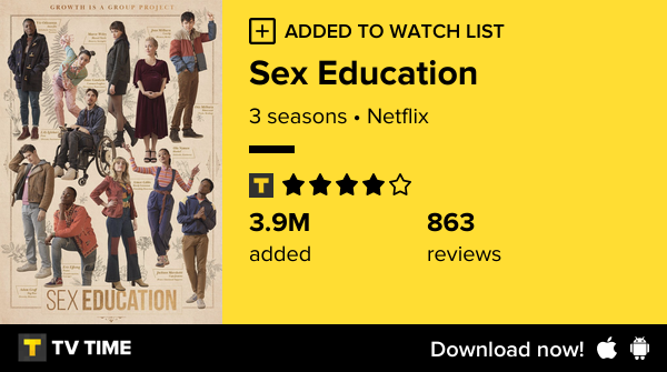 pauspanish's tweet photo. I've just started following Sex Education https://t.co/ghURxJFPxK #tvtime https://t.co/VpZl0u3IHQ