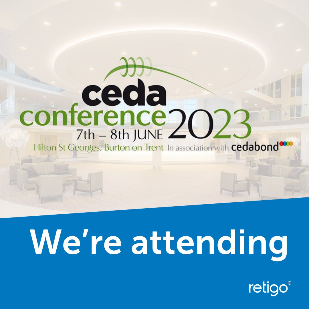 RetigoGB's tweet photo. We're delighted to be attending the #cedaConference23 this week at St George's Park.
We're also nominated for the Supplier of the Year Award at tomorrow night's ceda Gala Dinner and Awards. Keep everything crossed for us π€
#Retigo #CombiOvens #CombiOvenSpecialist #cedaPartner https://t.co/BjcA4WVc0m