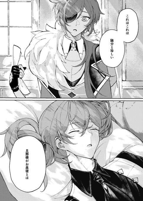 ディルガイ/❄️さんが旦那に膝枕をする話