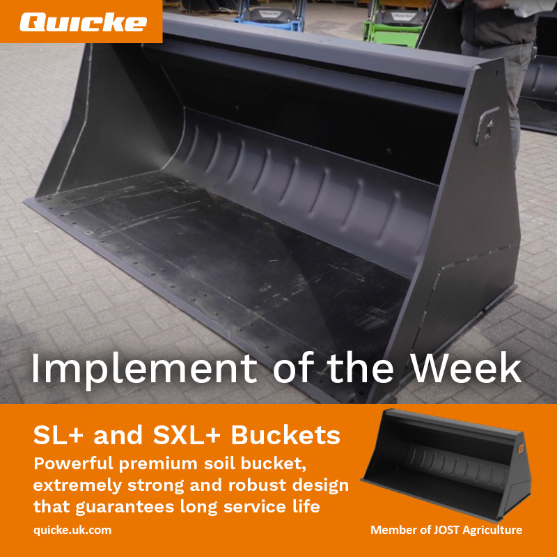 Quicke_UK's tweet photo. Check out our Implement of the Week: SL+ and SXL+ Buckets
• Designed for heavy materials such as gravel and soil
• Available with various accessories and BoHs
To find out more visit: https://t.co/VMW9FJqSDE
Ask your dealer for a Quicke
#QuickeUK #ImplementOfTheWeek https://t.co/q7FMyIfBX8