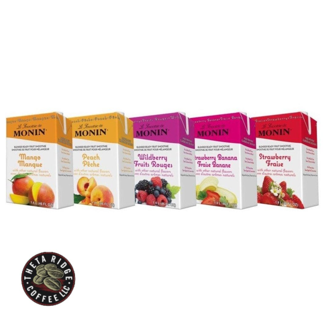 ThetaRidgeSB's tweet photo. Introducing our new line of smoothie mixes. These ready-to-use smoothie mix makes it incredibly easy to make premium drinks in a matter of minutes - simply pour over ice, blend until smooth, and serve! Current inventory is limited. #thetaridgecoffee https://t.co/86huXavoAn