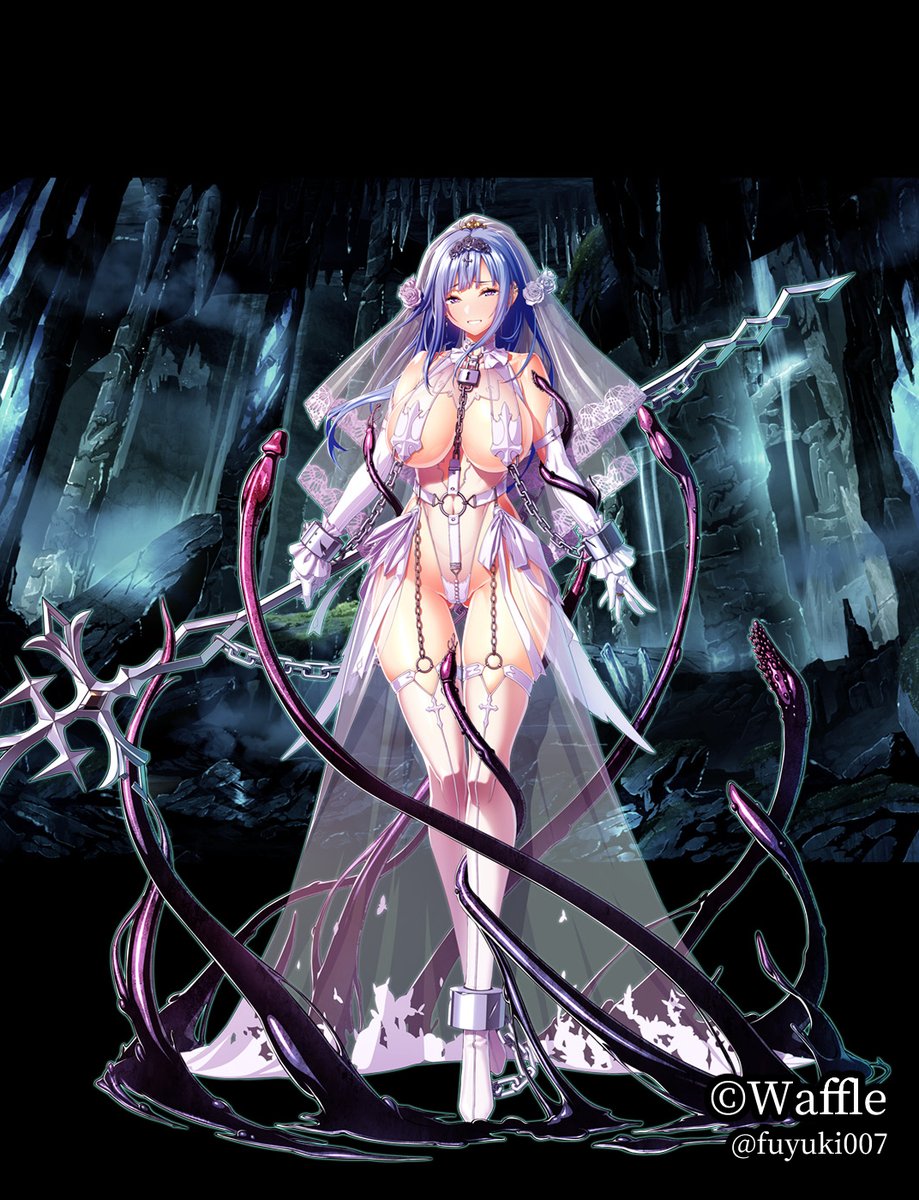 【R18/宣伝】Waffle『エデンズリッター グレンツェ』で本日実装の「【生贄の花嫁】ノルニス」の、キャラクターデザインおよび原画を担当させていただきました(着彩:Waffle様)

通常衣装版(リッター・アロセス)持ってなくても今やってるイベント読めば人となりはわかると思いますヨ https://t.co/M70xKXrDEC