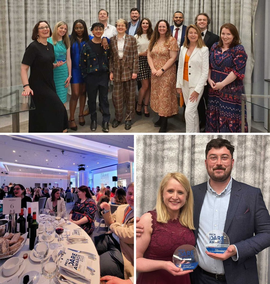 #ICYMI: We bagged a brace at last night's @PRCA_Scotland #PRCADareAwards - bringing home both Launch of the Year and B2B Campaign awards! 🏆

Big thanks to @NRobotarium, @ConvergeC & @DecodeME for letting us tell their incredible stories & congrats to our extraordinary team 🥳