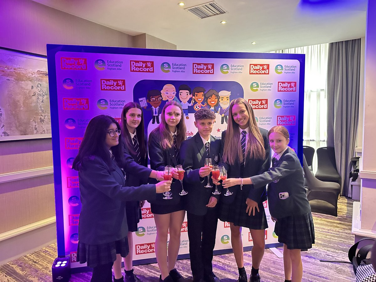 Scottish finalists #ScotEdAwards bring it on!!! <a href="/StLukesHigh/">St Luke’s High School</a>