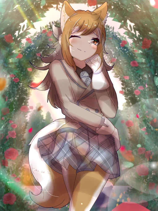 薔薇とタリーさん #けものフレンズ