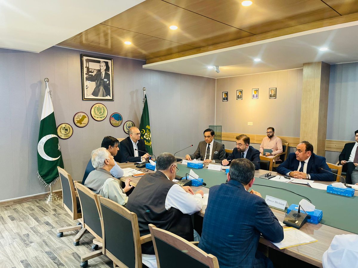 Secretary Water Resources chaired a meeting on "Net Hydel Profit (NHP) Payable to Govt of Khyber Pakhtunkhawa" on 05-06-23. Advisor to CM KPK, Chief Secretary KPK, Chairman WAPDA, Joint Secretary (Water), and relevant officials were also present in the meeting.