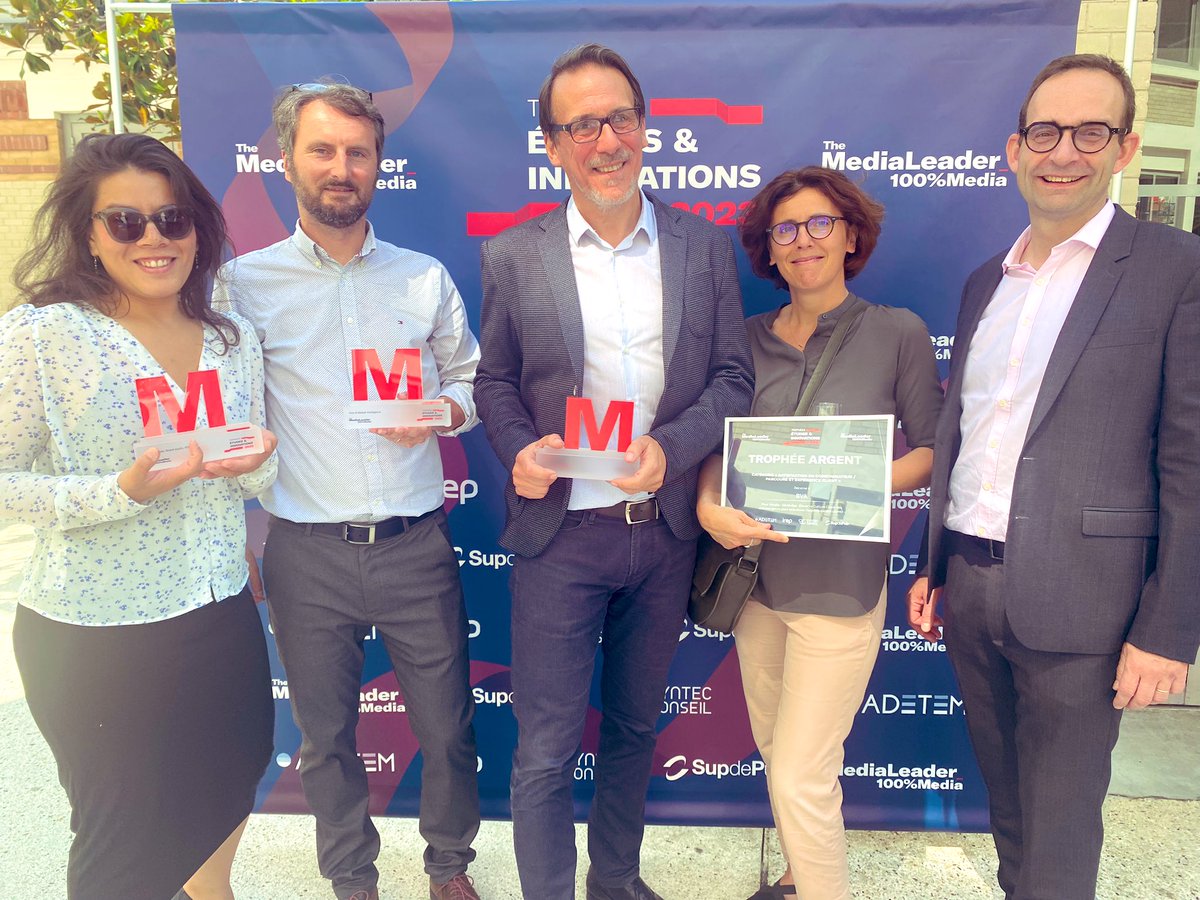 Belle conclusion de cette matinée. Nous repartons fiers &amp; émus de ces récompenses dont le Prix de l’Institut de l’Année, qui sont le témoignage de la qualité de notre accompagnement au service de nos clients &amp; de notre engagement à créer des solutions pr un futur positif #TE12023