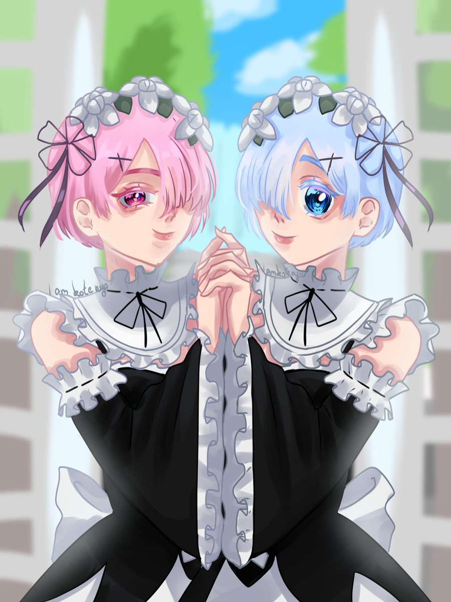 i_3607's tweet photo. Близнючки
#rezero #ramandrem #ram #rem #резеро #рем #рам #аніме #russiaisaterorriststate https://t.co/MOK7lgAXV9