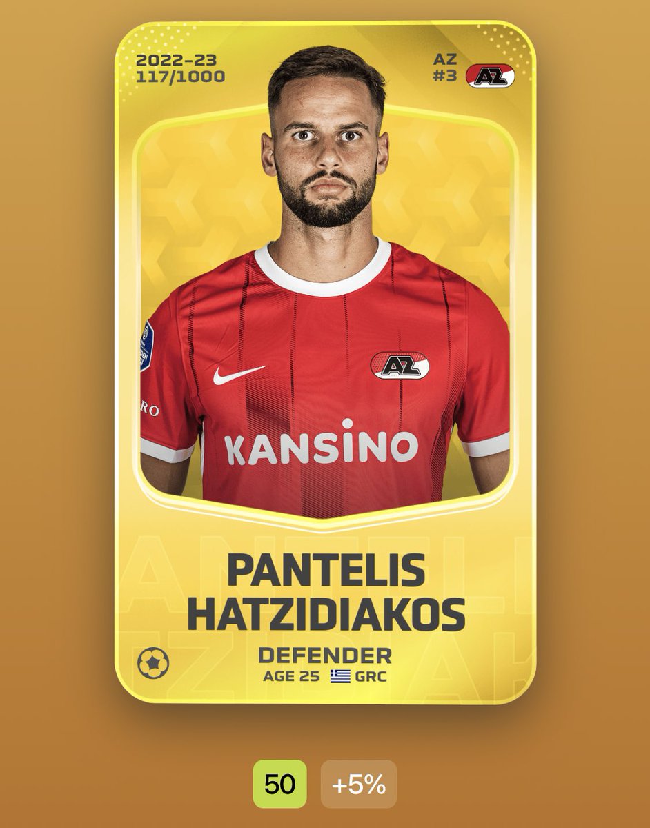 Giving away my Sorare reward again: Starter for Alkmaar &amp; will play Conference League next season 🏆

1️⃣ Like + RT
2️⃣ Follow me <a href="/fiago7/">𝗙𝗜𝗔𝗚𝗢</a>

That‘s it, you‘re entered. Announcing the winner tomorrow at 12PM ⏳