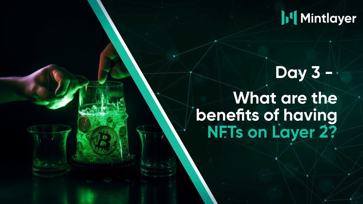 mintlayer's tweet image. The #winner of today’s question gets $50 worth of $ML 💰

🖼️ Mintlayer Mastery: Day 3!

Today's question - What are the benefits of having NFTs on Layer 2 (Mintlayer) vs. Layer 1 (Bitcoin)? 

Find the answers on our learning hub!

1/2 🧵

mintlayer.org/en/learn/
