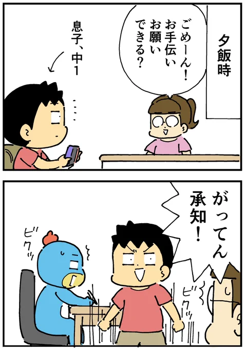 威勢のいいお手伝い