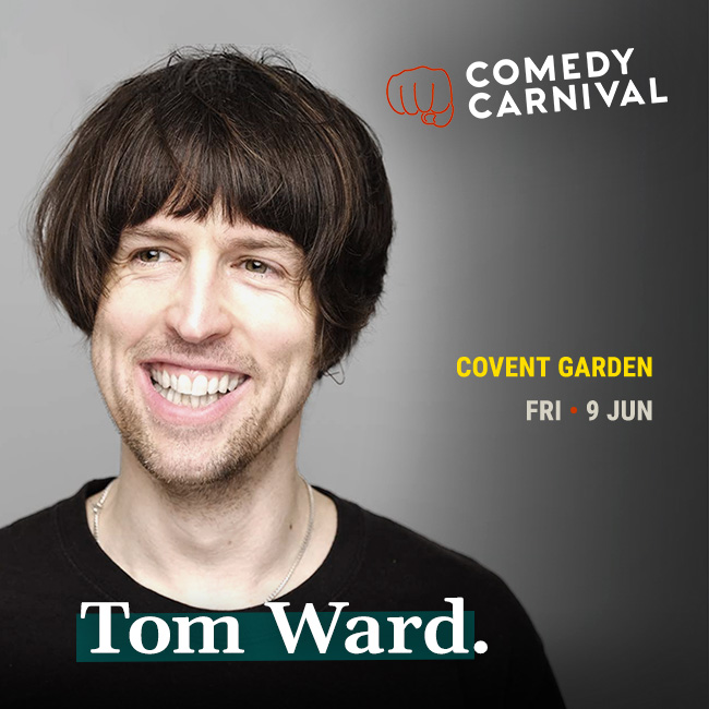 International stand up comedy this Friday, feat. #TomWard, @imranyusuf , @stevewillcomedy, and #PeteGionis as MC.      

Tickets: comedycarnival.co.uk/covent-garden/
Doors 7:30pm - 8:30pm. Show 8:30pm - 10:30pm.